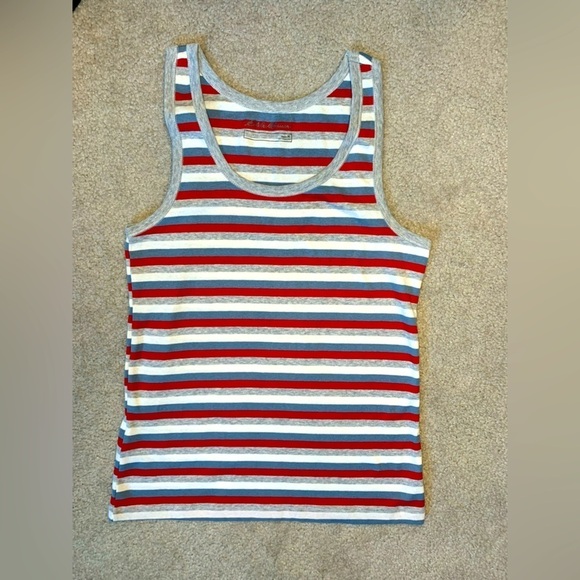 Eddie Bauer Tank Top Stripe Women Size Medium Summer - Picture 3 of 8